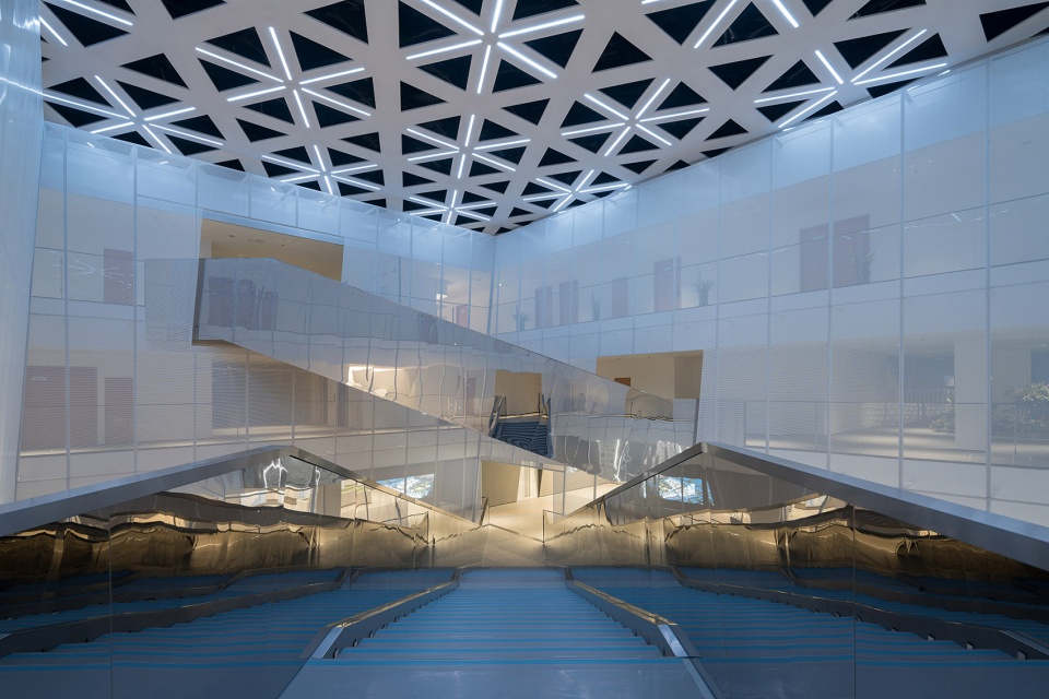lighting design of shuifa information town industrial exhibition center by beijing purilighting company