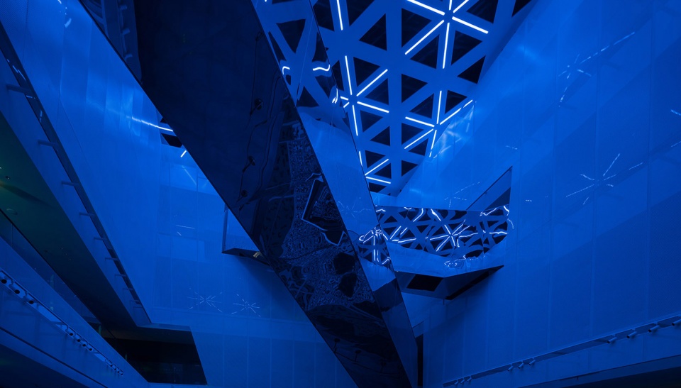 lighting design of shuifa information town industrial exhibition center by beijing purilighting company