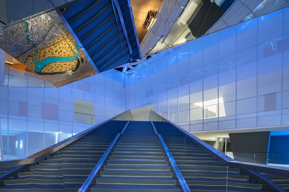 lighting design of shuifa information town industrial exhibition center by beijing purilighting company