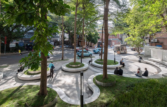 东山少爷南广场社区公园改造·广州东山口 / 哲迳建筑师事务所