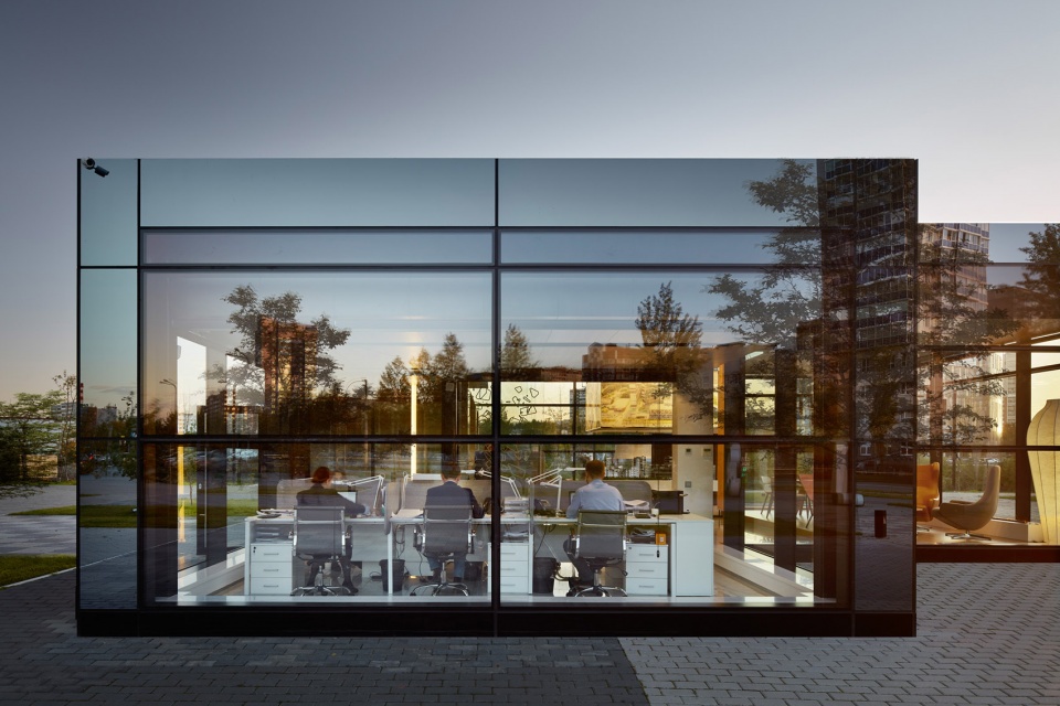 Sales Office LCD CLEVER PARK by VOX Architects