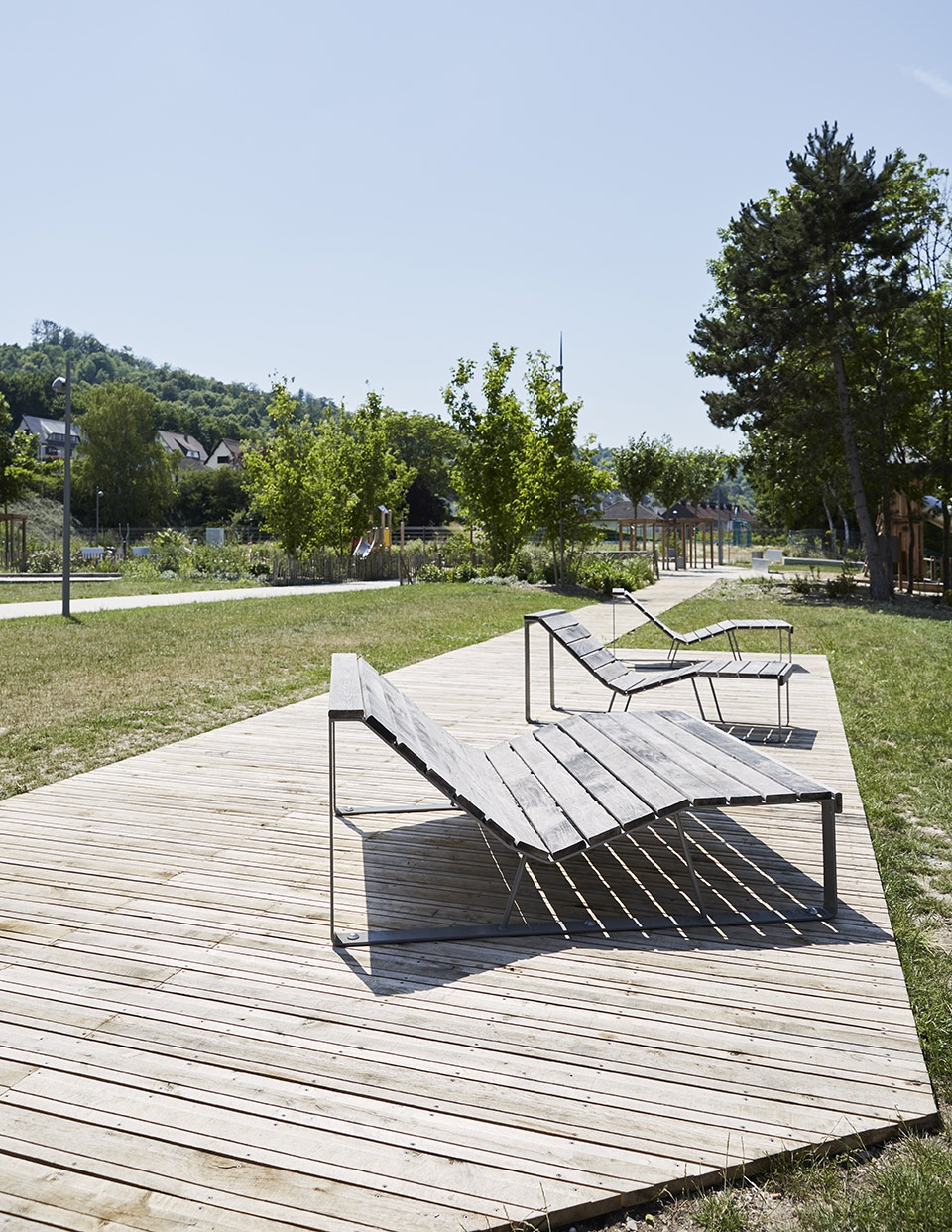 Urban Park In Grand Couronne France Espace Libre