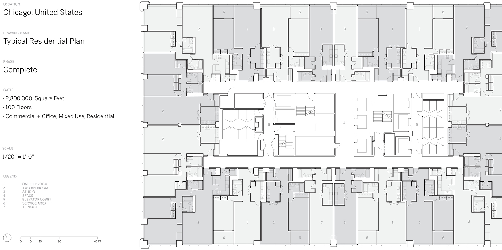 875 NORTH MICHIGAN AVENUE (FORMERLY JOHN HANCOCK CENTER) by SOM 谷德设计网