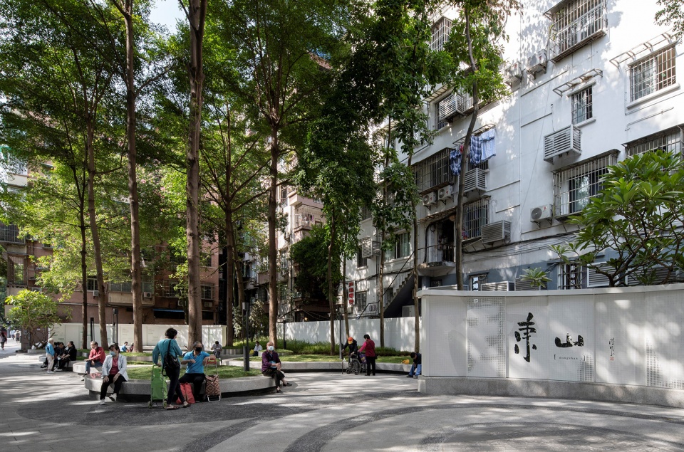 Dongshan South Square community Park renovation China by WAY Architects