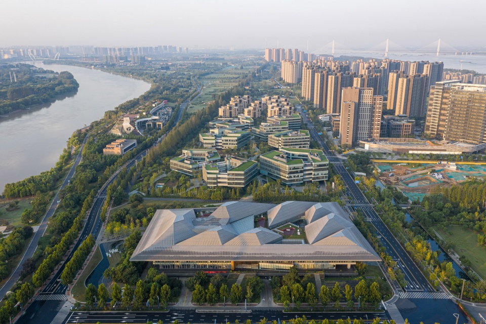 nanjing eco hi tech island xin wei yi technology park china by nbbj