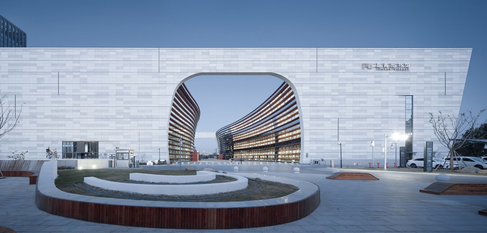 Jiashan Museum Library China by UAD
