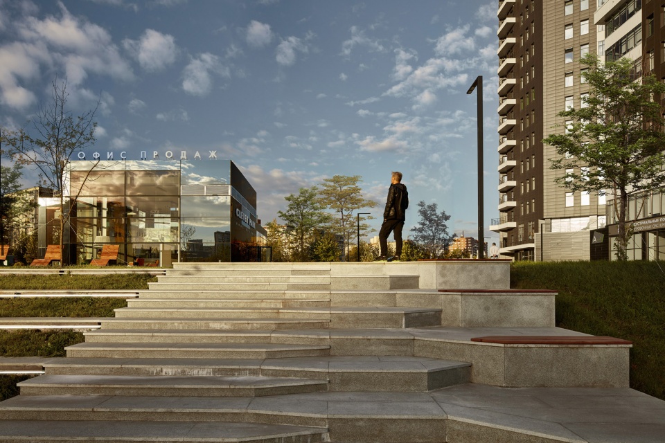 Sales Office LCD CLEVER PARK by VOX Architects
