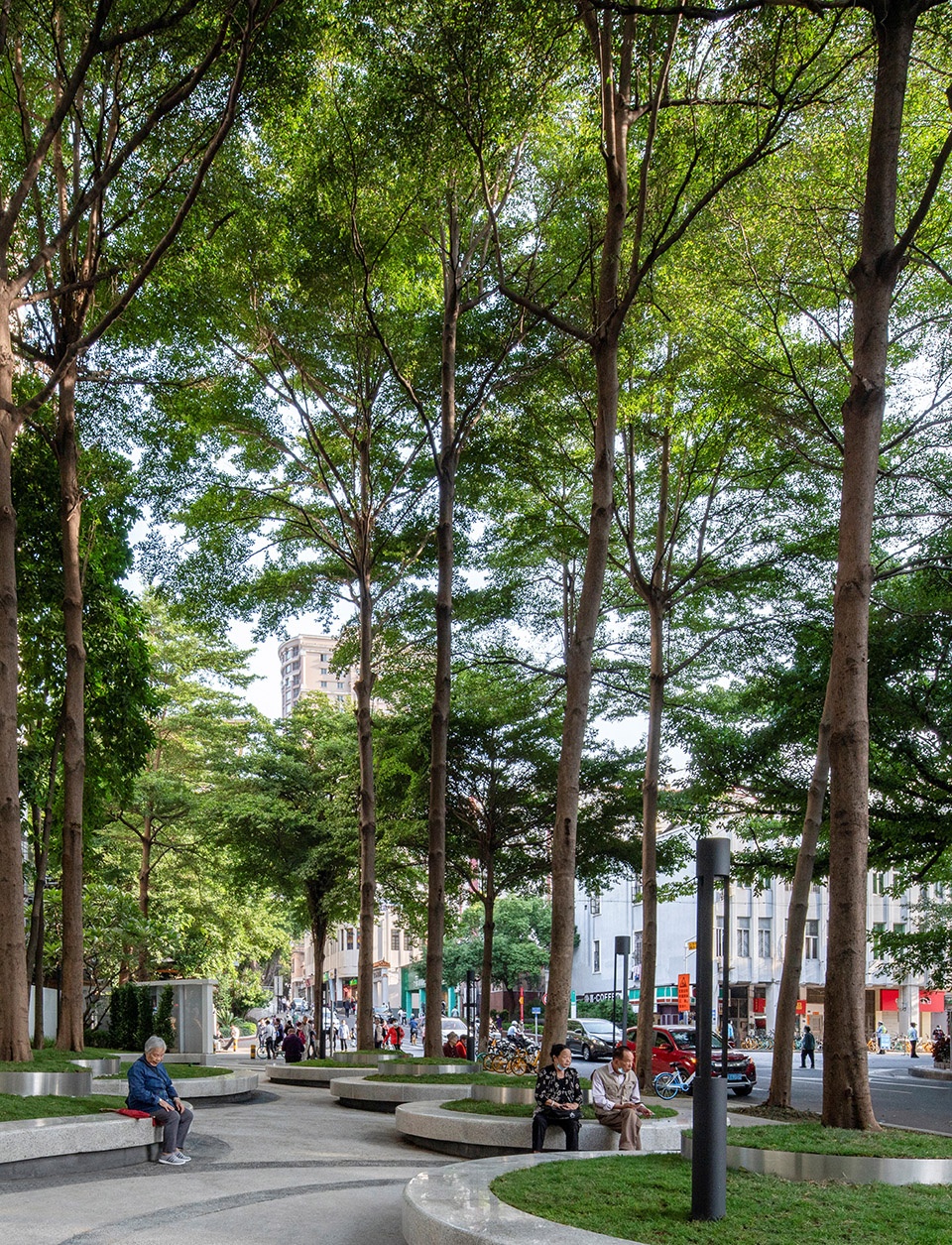 Dongshan South Square community Park renovation China by WAY Architects