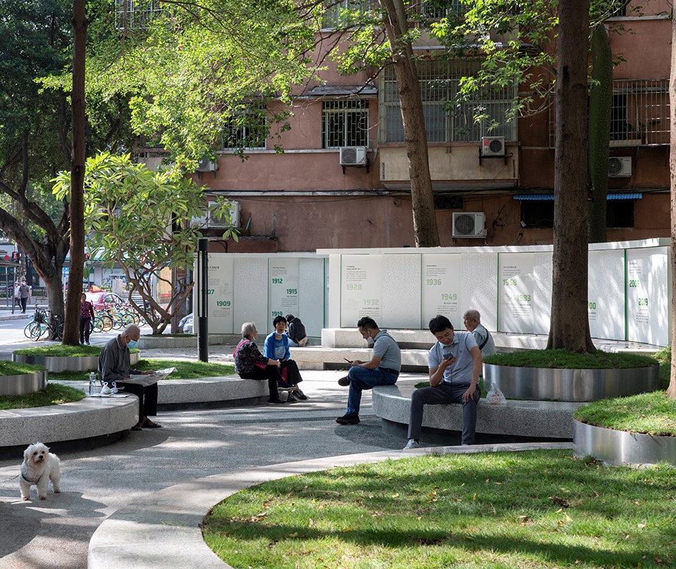 Dongshan South Square community Park renovation China by WAY Architects