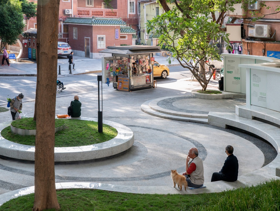 Dongshan South Square community Park renovation China by WAY Architects