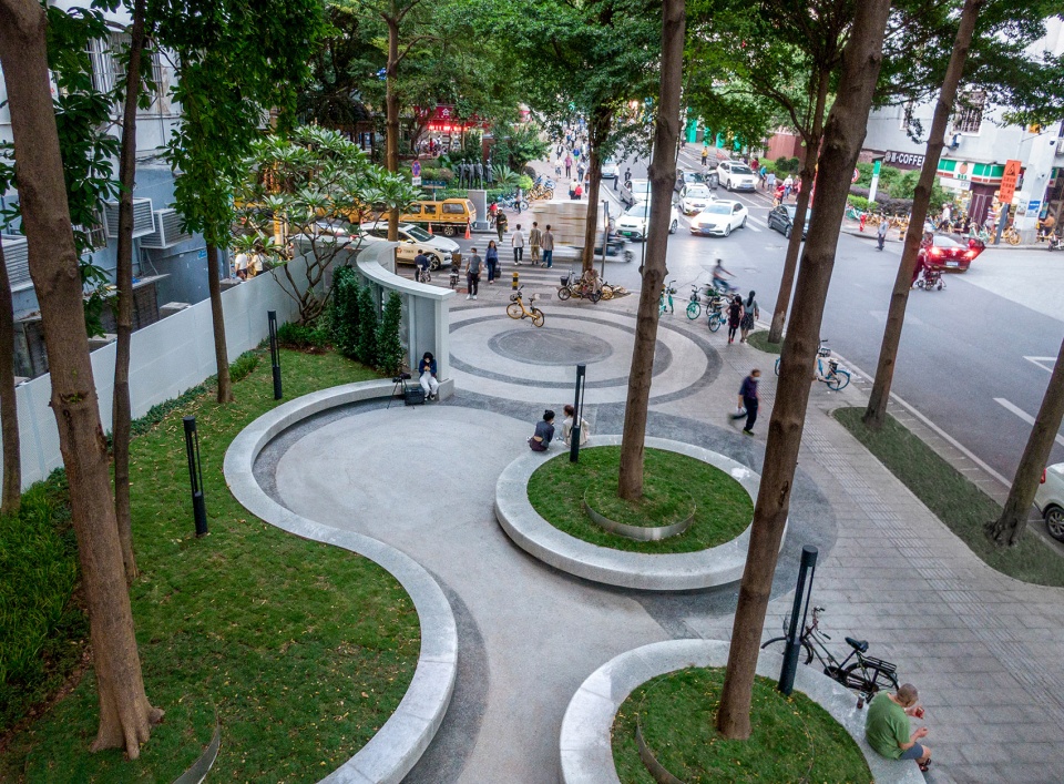 Dongshan South Square community Park renovation China by WAY Architects