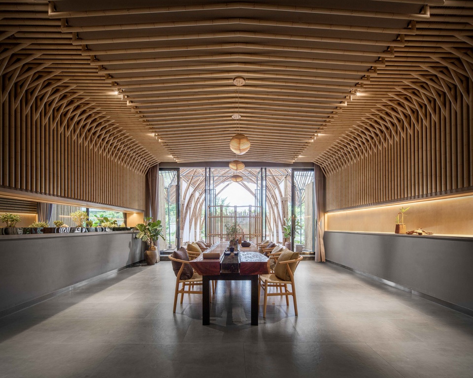 bamboo lodge china by yang yongquan architectural design