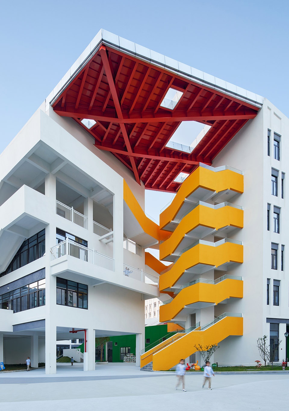 乐清市育英寄宿学校小学部二期工程,浙江 / 中国美术学院风景建筑设计