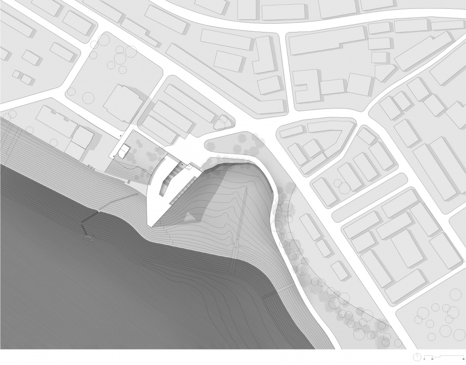 yunyang riverfront visitor center in chongqing china by atelier deshaus