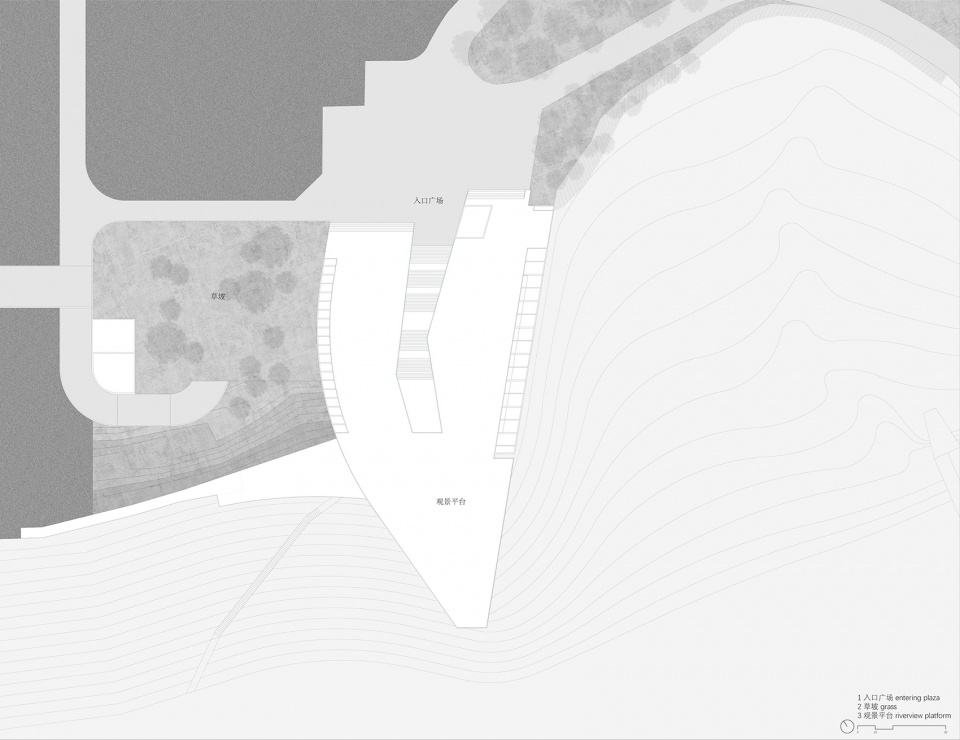 yunyang riverfront visitor center in chongqing china by atelier deshaus
