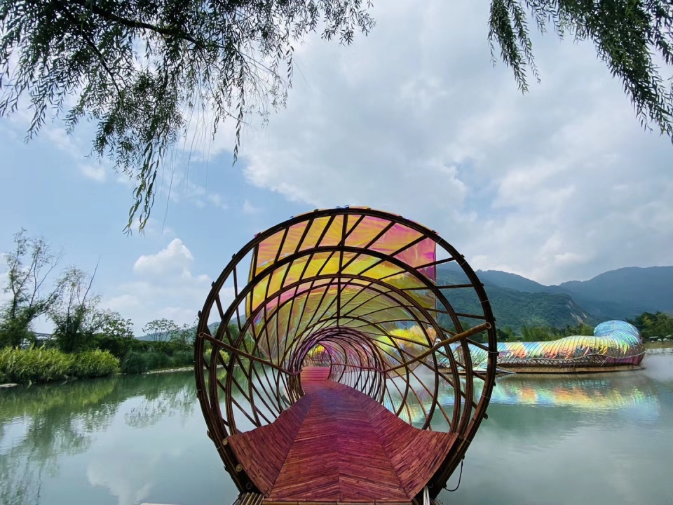 dragon bridge china by sichuan xiaolvqiu tourism resources development