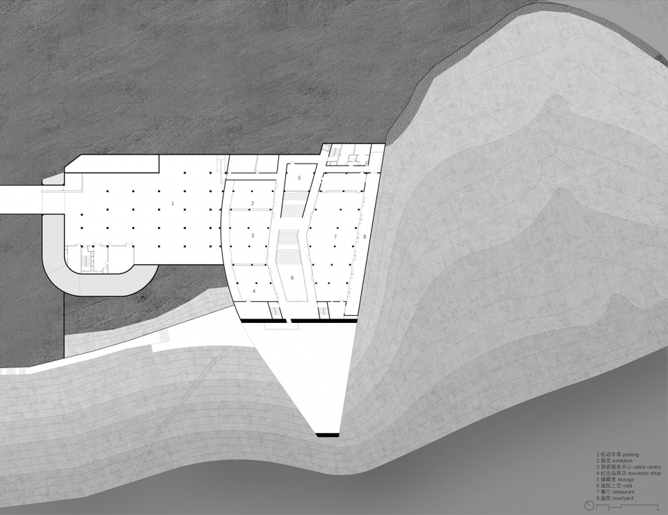 yunyang riverfront visitor center in chongqing china by atelier deshaus