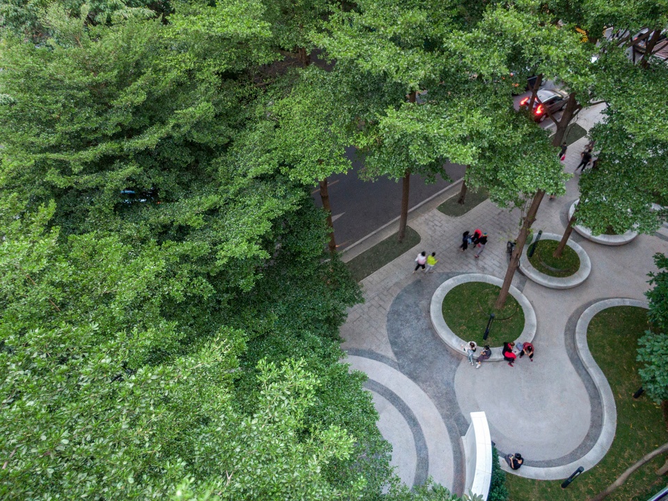 Dongshan South Square community Park renovation China by WAY Architects