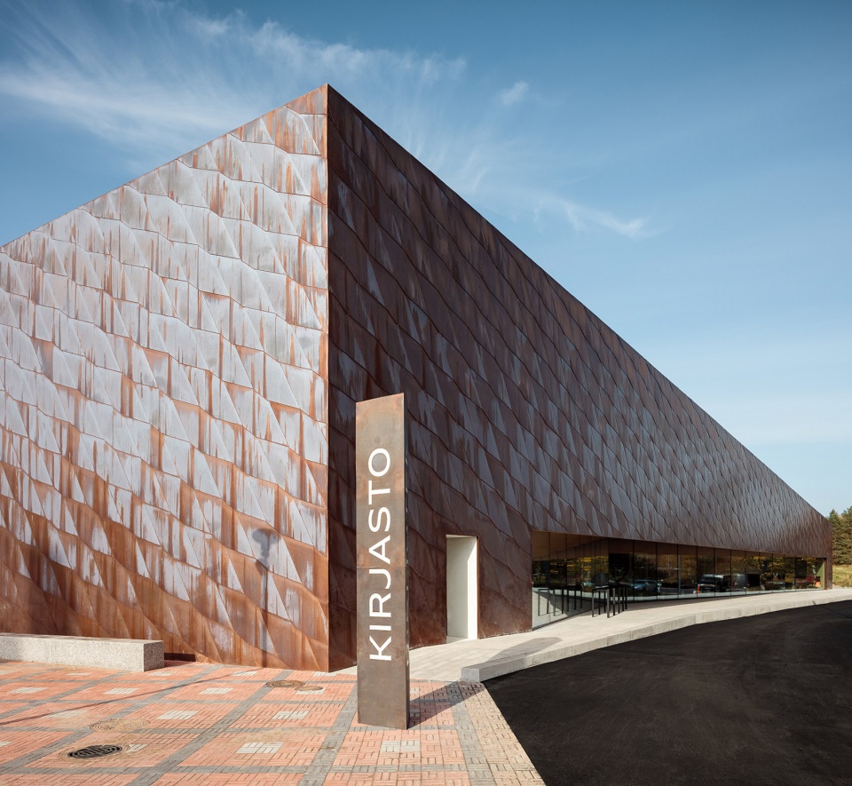 kirkkonummi library by jkmm architects