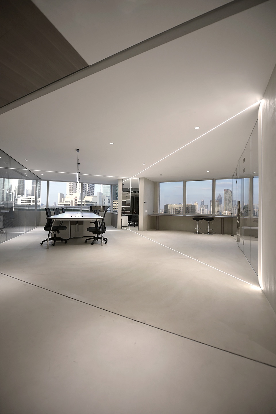 office interior design of jingan kerry centre by kwsd