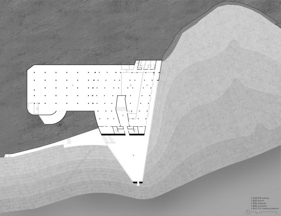 yunyang riverfront visitor center in chongqing china by atelier deshaus