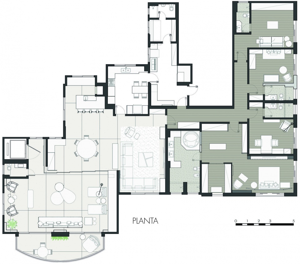 apartment adk by schuchovski arquitetura