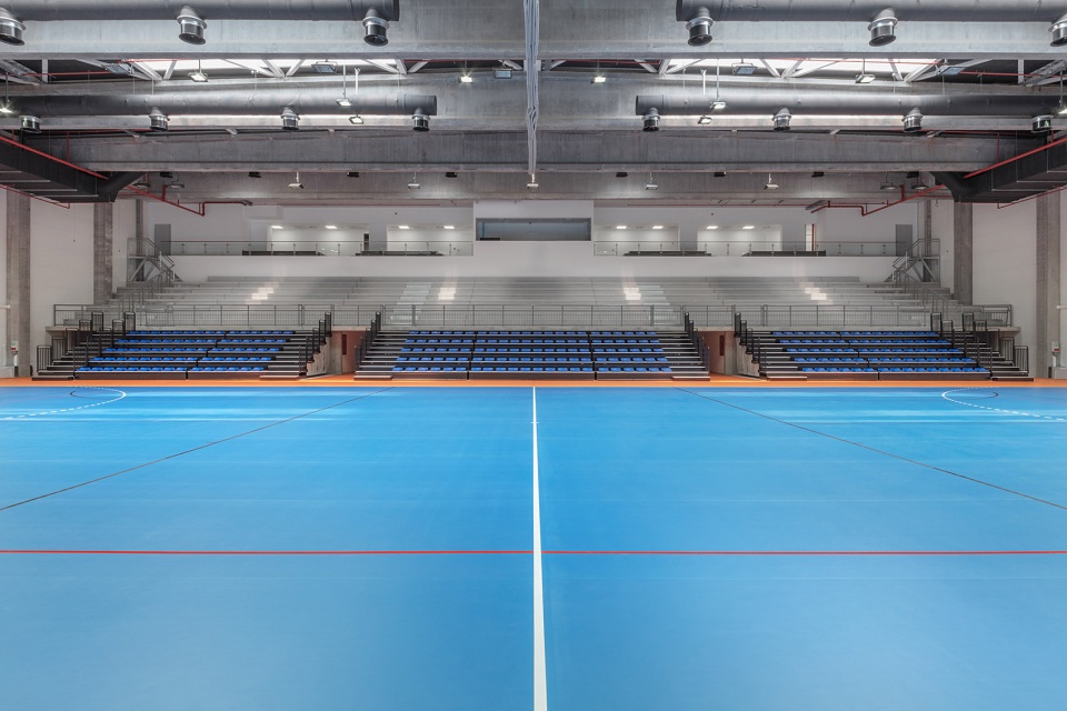 hatvan multifunctional sport and event hall by napur architect