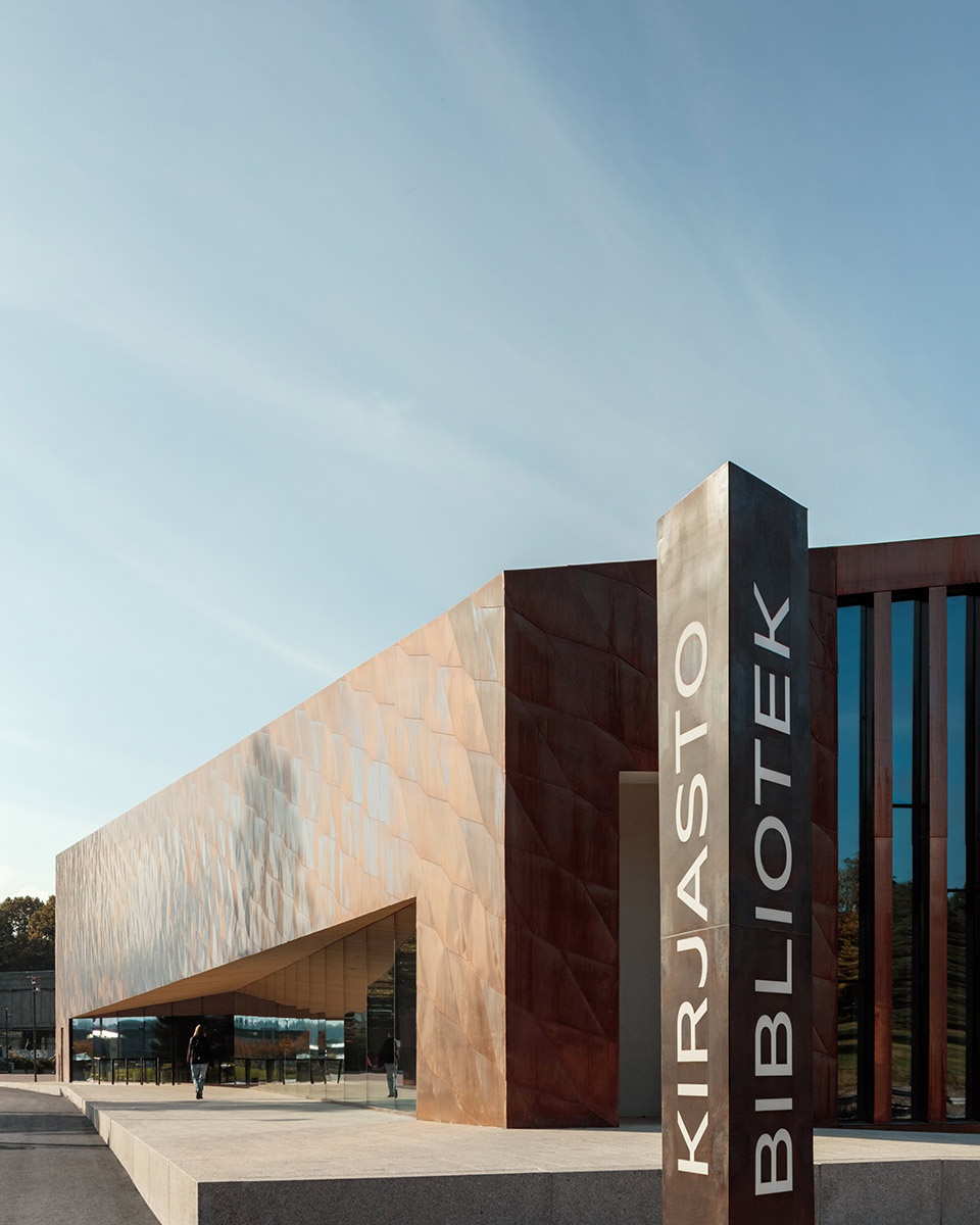 kirkkonummi library by jkmm architects