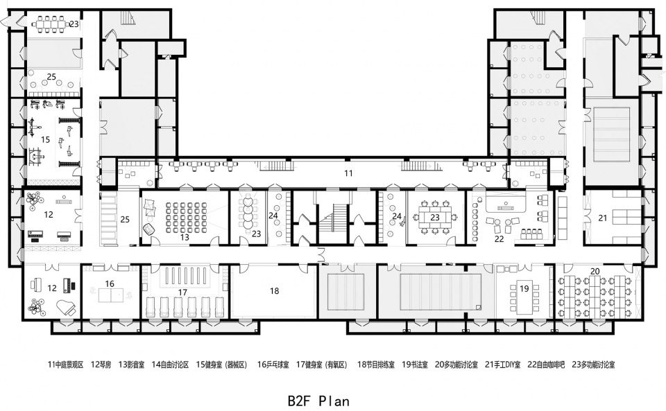 the upgrade of the underground space of dormitory building no 35 of peking university by kxaa dizhuo design