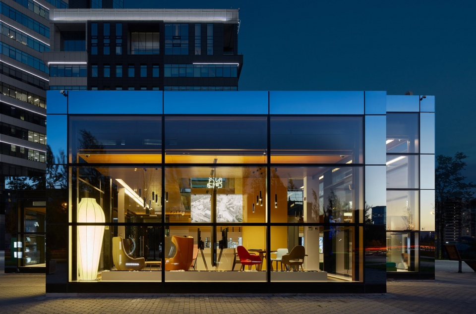 Sales Office LCD CLEVER PARK by VOX Architects