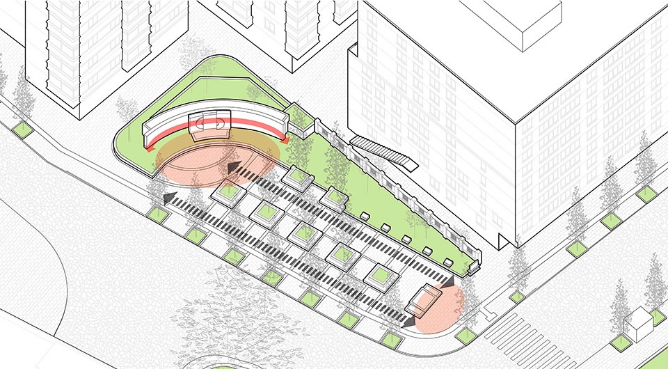 Dongshan South Square community Park renovation China by WAY Architects