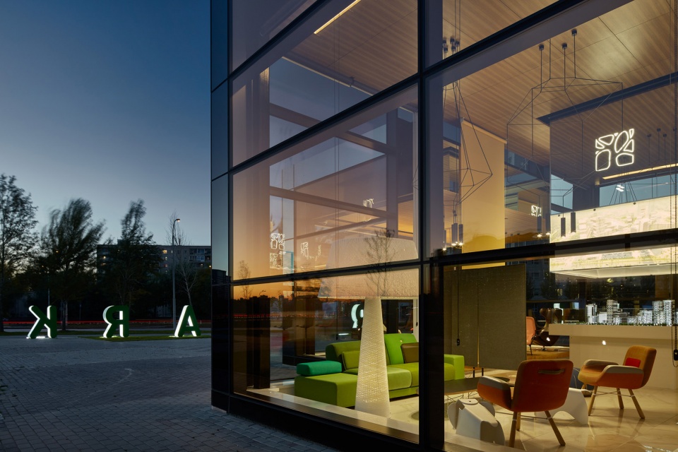 Sales Office LCD CLEVER PARK by VOX Architects