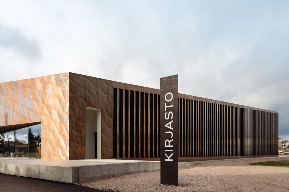 kirkkonummi library by jkmm architects