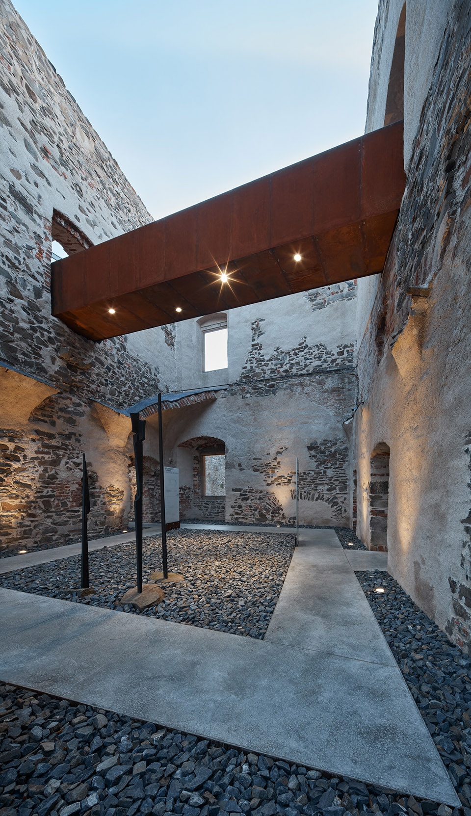 Helfstyn Castle Palace Reconstruction by atelier r