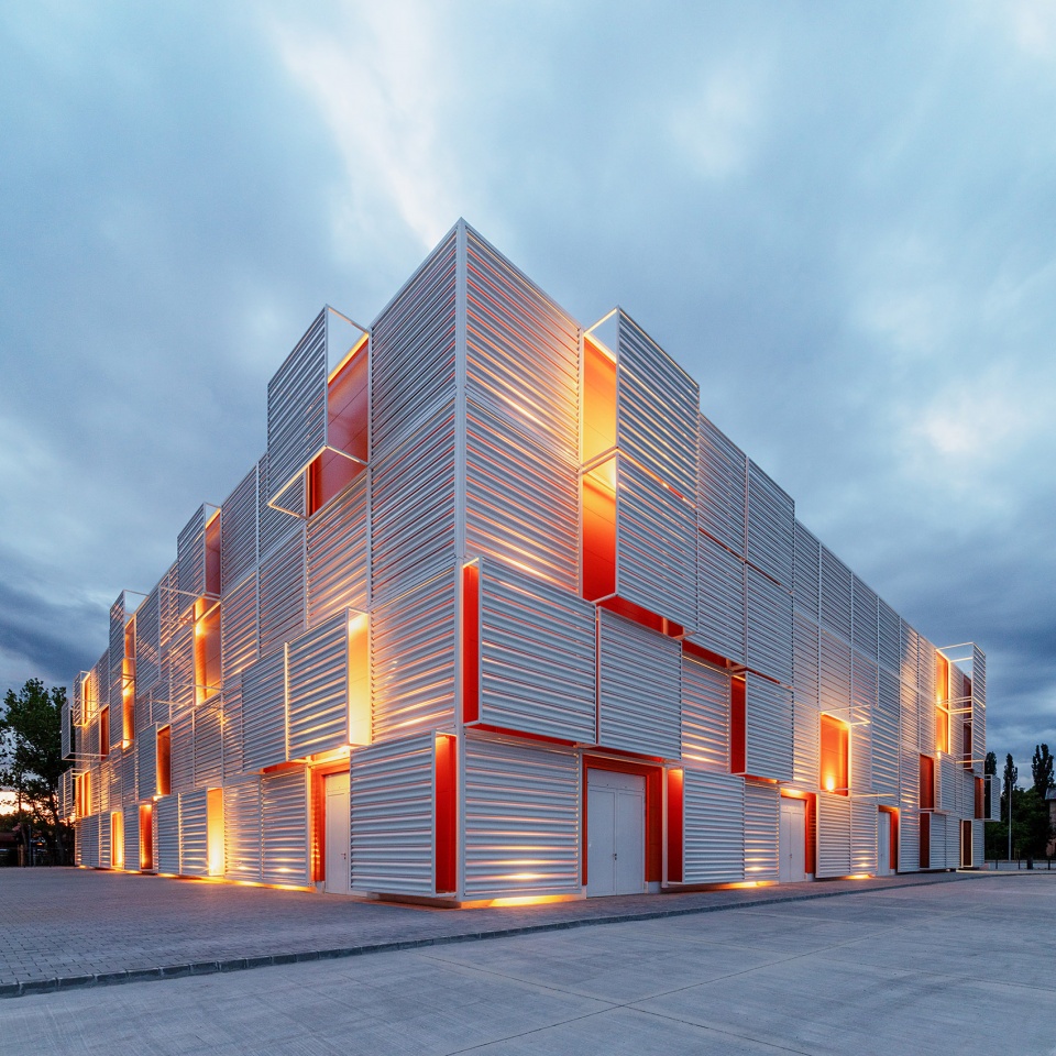 hatvan多功能体育馆匈牙利napurarchitect