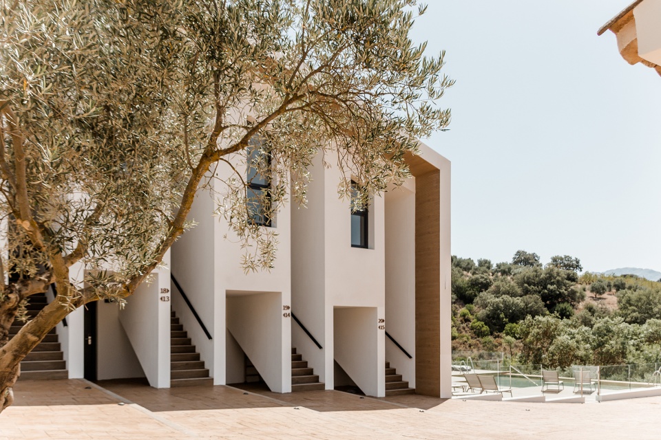 rural hotel in an olive grove by gana arquitectura