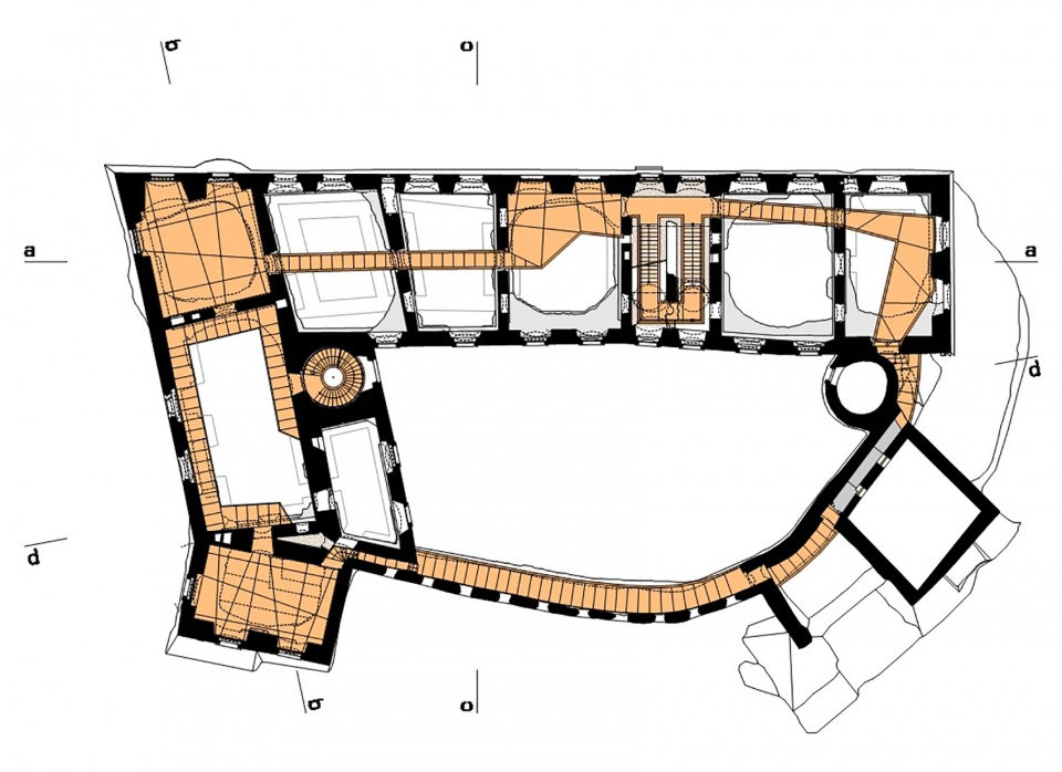 Helfstyn Castle Palace Reconstruction by atelier r