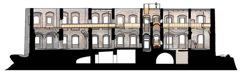 Helfstyn Castle Palace Reconstruction by atelier r