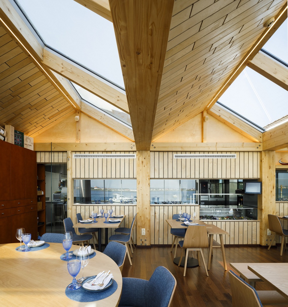 restaurante clube de vela by ferreira arquitectos