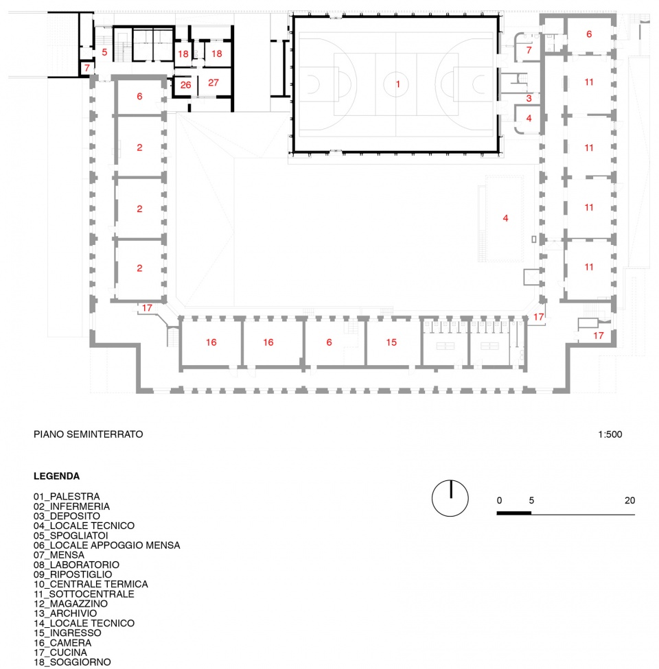 renovation and extension e fermi secondary school by giulia de appolonia