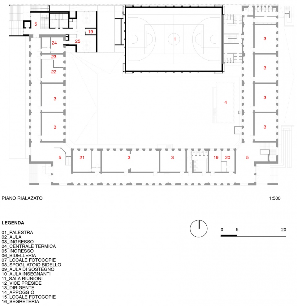 renovation and extension e fermi secondary school by giulia de appolonia