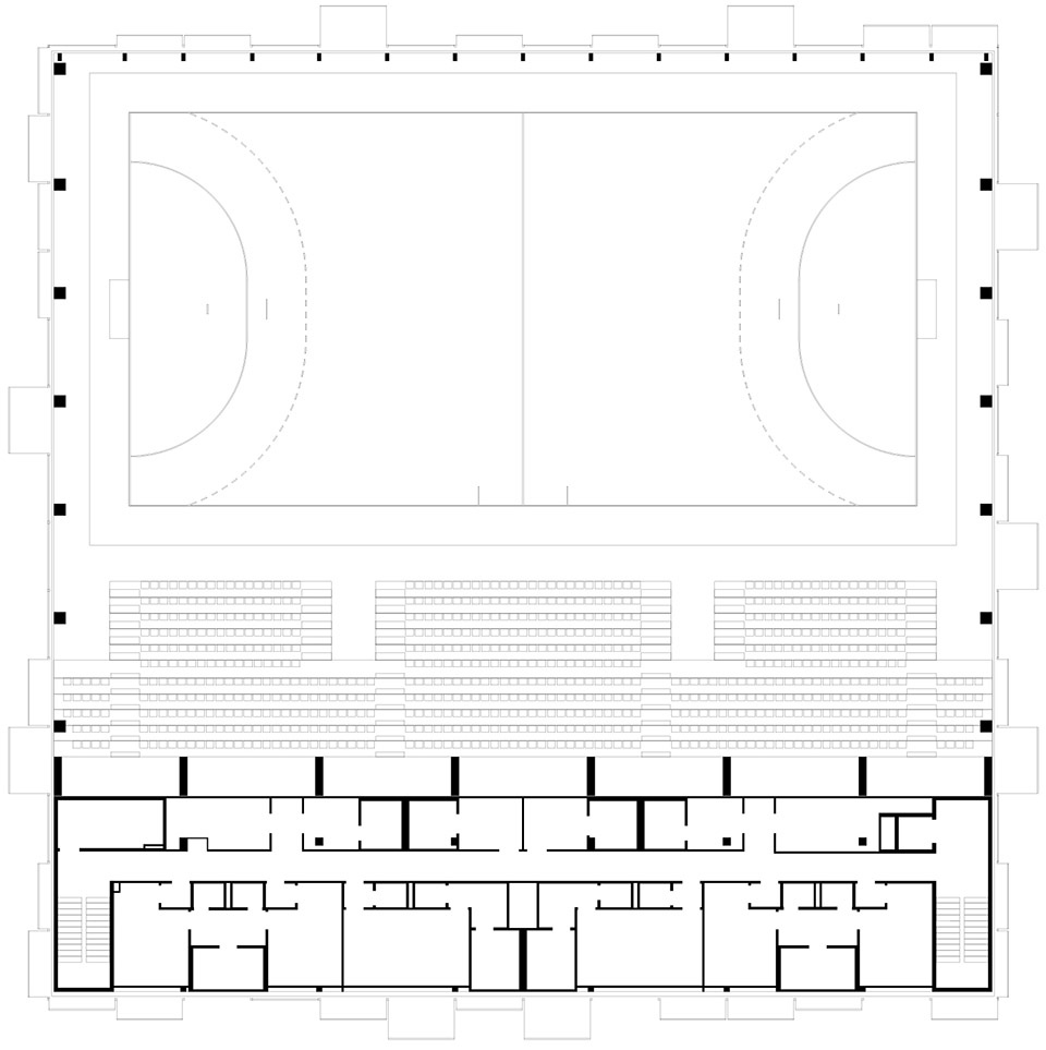 hatvan multifunctional sport and event hall by napur architect