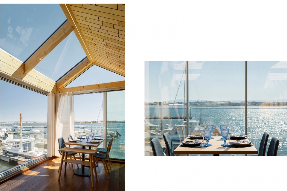 restaurante clube de vela by ferreira arquitectos