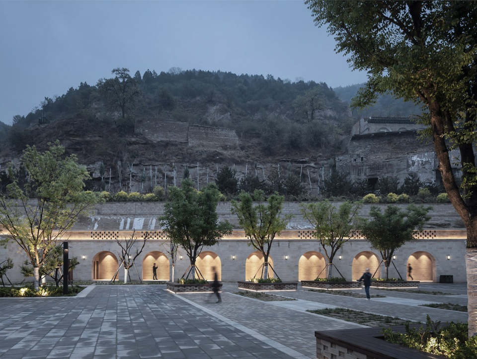 yanan baota mountain tourist centre china by architectural design research institute of tsinghua university co ltd