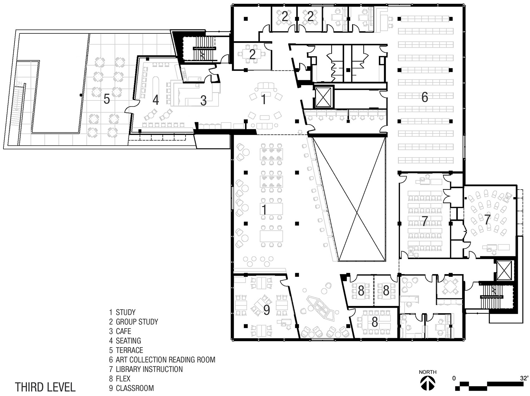 Colorado College’s Expanded & Transformed Tutt Library by Pfeiffer