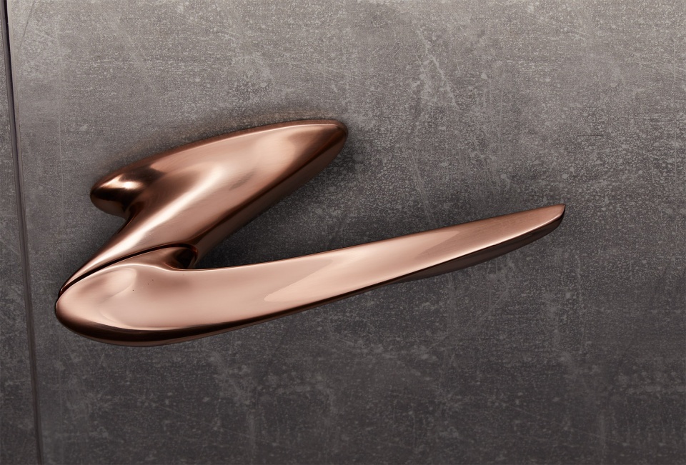 the nexxa handle by zaha hadid design