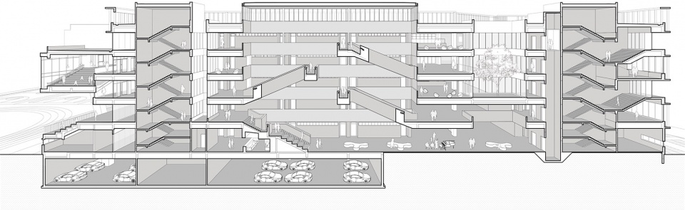 The New Bund School of No.2 Secondary School of East China Normal University Atelier Z DPLUS