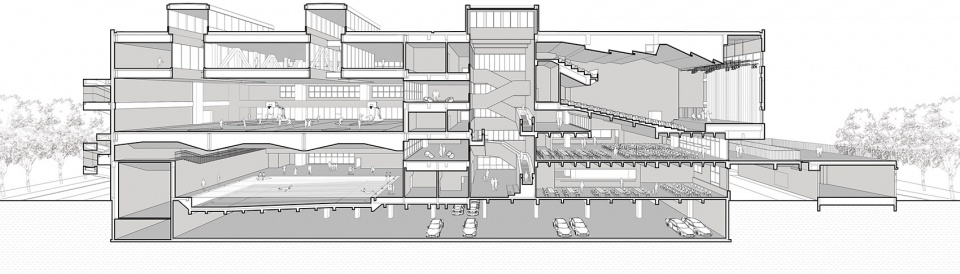 The New Bund School of No.2 Secondary School of East China Normal University Atelier Z DPLUS