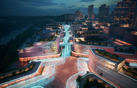 皇岗口岸区域规划，深圳 / Zaha Hadid Architects