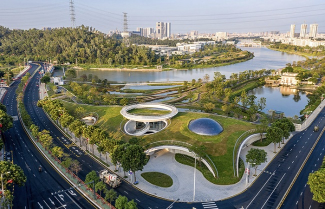 碧道之环   深圳茅洲河水文教育展示馆 / 同济四时方院设计研究中心